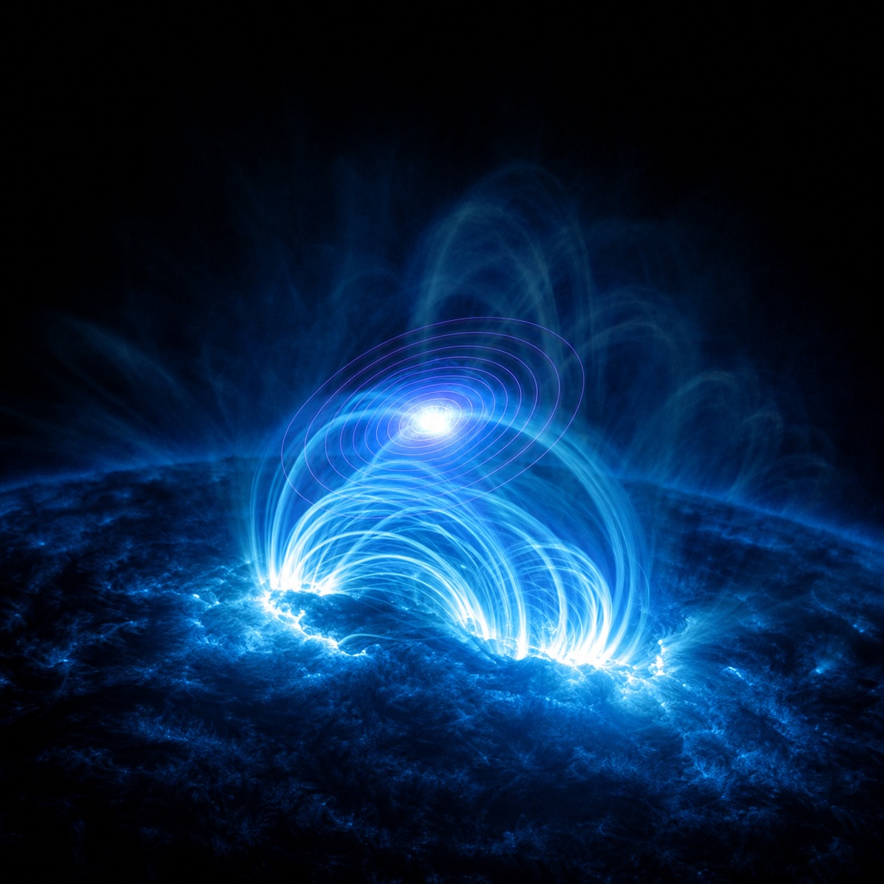 OVSA Science Highlight No. 11 title illustration